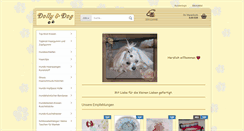 Desktop Screenshot of dolly-dog.de